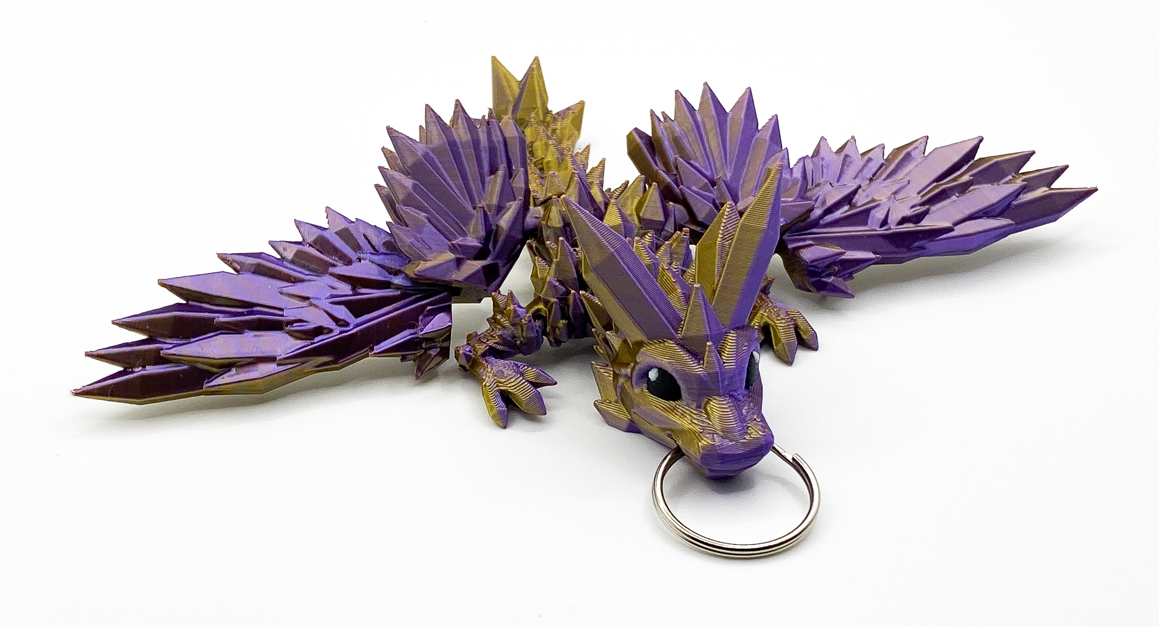 Crystal Wing Tadling Keychain 